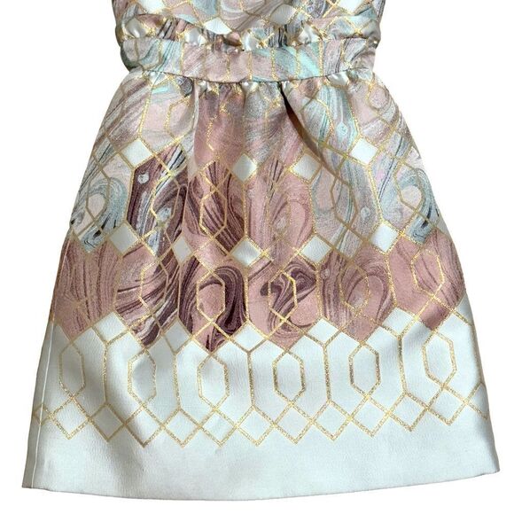 TED BAKER Ingrida Sea of Clouds Tulip Dress XSMALL NWT - Picture 5 of 16